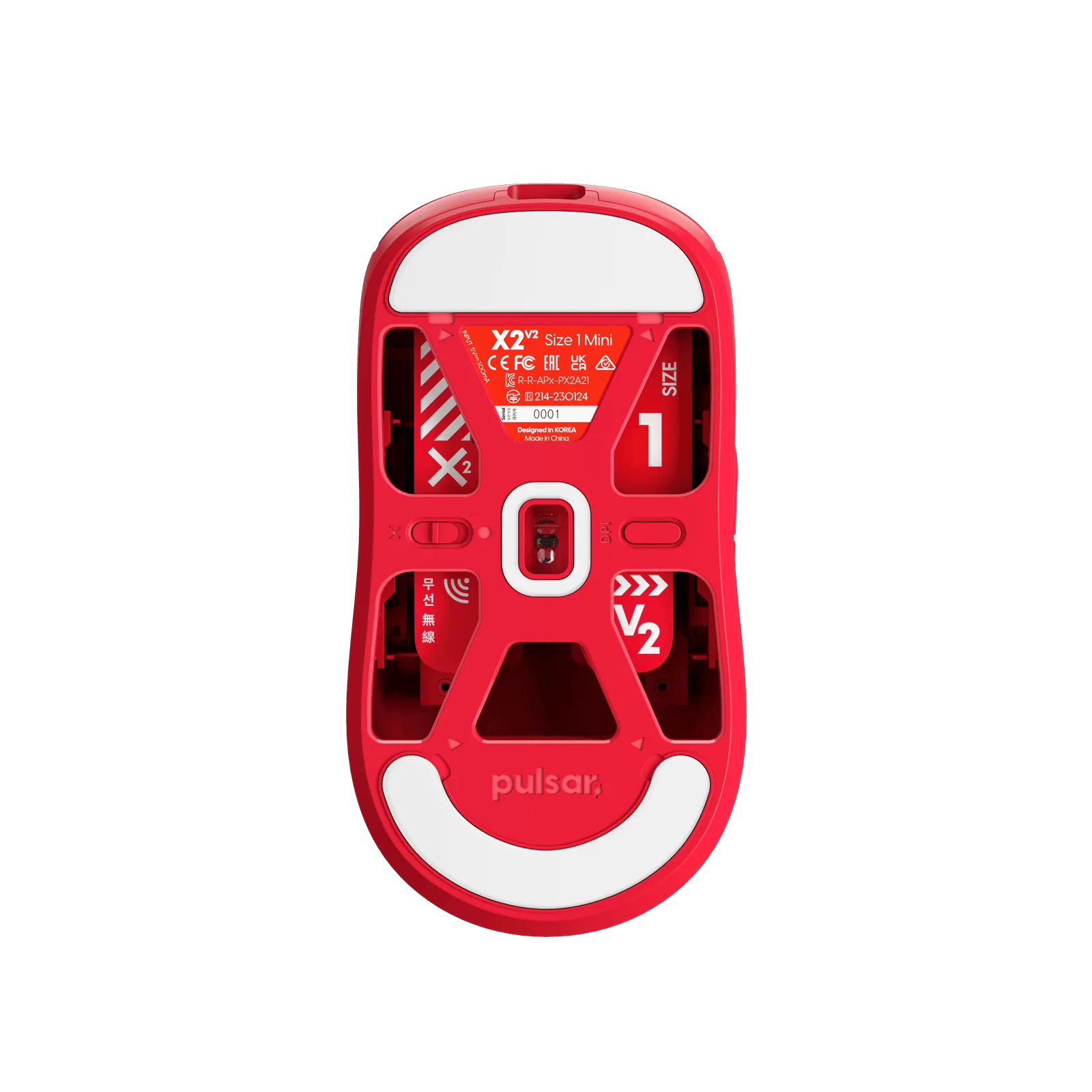 [Red Edition] X2 v2 Mini Gaming Mouse - Image 4