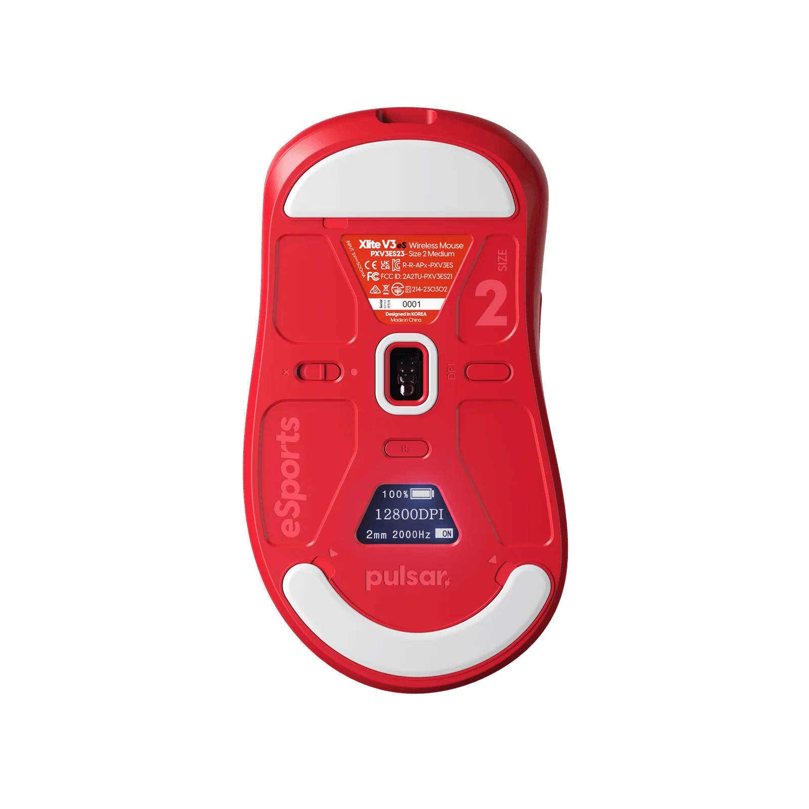 [Red Edition] Xlite v3 eS Medium Gaming Mouse - Image 2