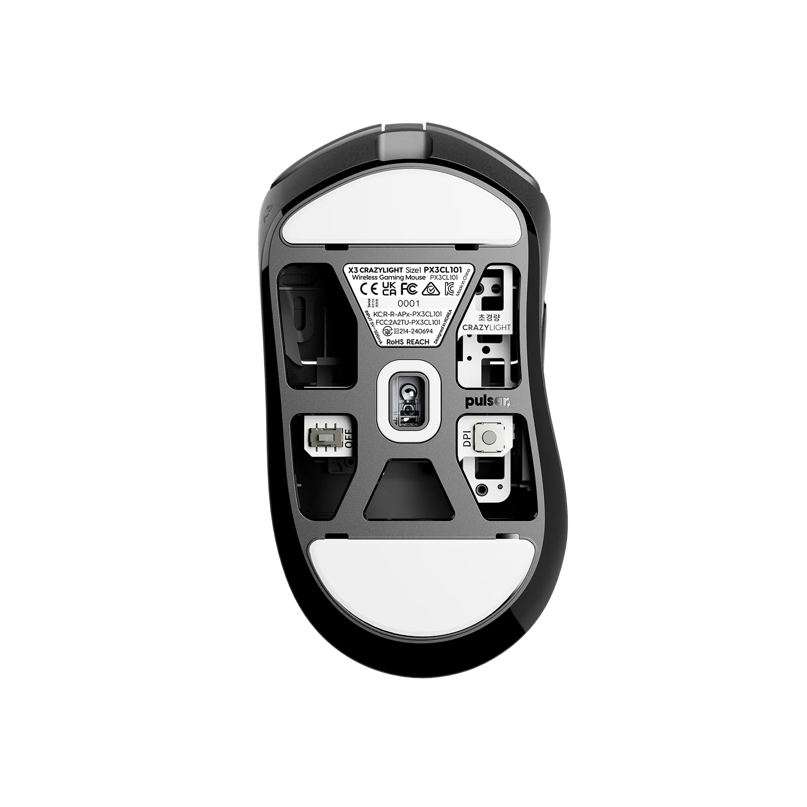 X3 CrazyLight Mini Gaming Mouse - Image 2